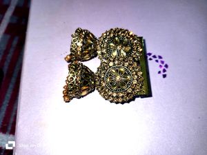 Ani Jhumka For Girls And Women(Gold Colour)