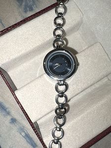 Elegant Silver Chain Watch