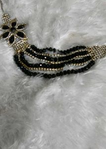 Sparkling Black &amp; Silver Necklace