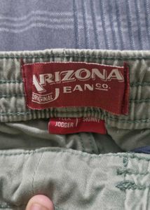 Olive Green Casual Pants