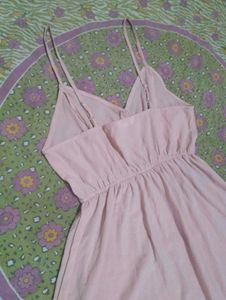 Cute Pink Spaghetti Strap Dress