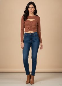 brown top