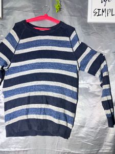 Men's Striped Knit Sweater
