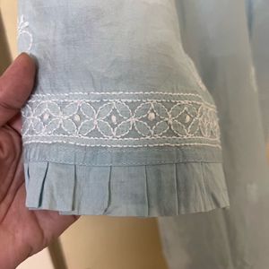 brand new Chikankari Embroidered Kurti