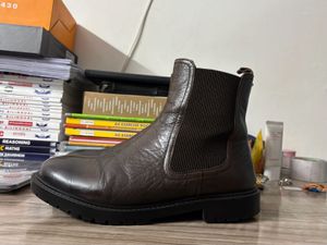 Genuine Leather Chelsea Boots