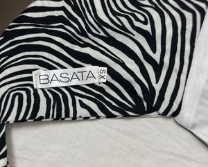 Stylish Zebra Print Abtract Geometry Crop Top
