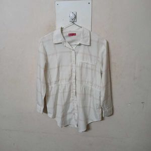 Checkered Button-Up Shirt