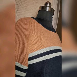 Striped Knit Pullover