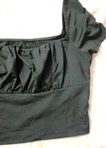 Chic Square Neck Sleeve Top