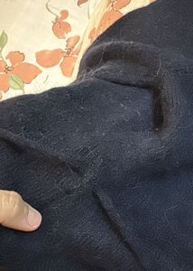 Stylish Navy Blue Wrap Top