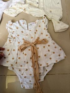 Baby Girl Bodysuits &amp; Rompers - 4 Pieces