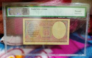 Collectibles | Rare 2Rs. CD Deshmukh, British India Graded Note | Freeup