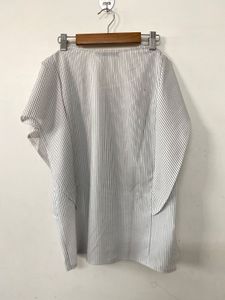Striped Ruffle Sleeve Top