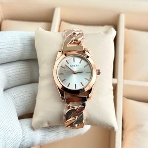Guess Rose Gold Chain Watch