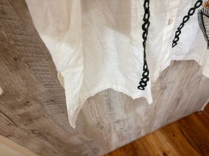Embroidered Oversized Shirt or Beach Cover-Up