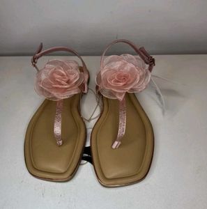 Primark Pink Floral Embellished Sandals