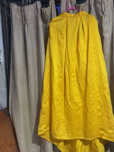 Vibrant Yellow Silk Blouse