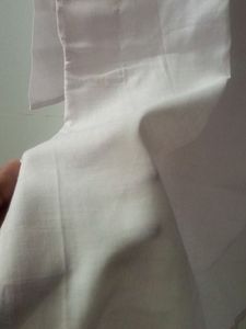 White Mens Cotton Kurta.
