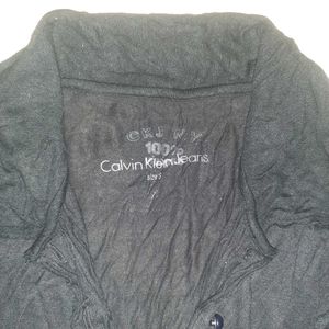 Authentic Calvin Klein Navy Blue Long Sleeve Top