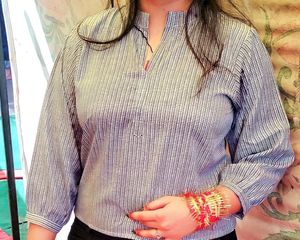 Printed Check Top