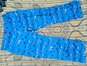 Blue Christmas Lights Palazzos