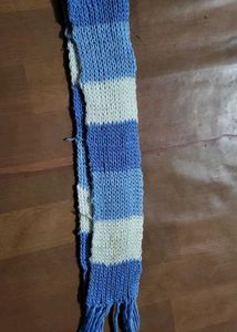 Striped Knit Scarf