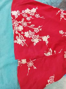 Red Floral Nightsuit