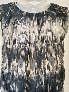 Vero Moda XS Sleeveless Abstract Print Tunic Dress