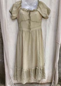 29238. Bohemian Chic Square Neck Dress