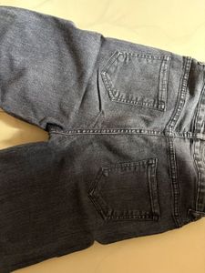 Grey Wash Straight Leg Jeans