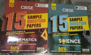 Sample Paper Books Maths And Science Physicswallah