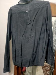 Stylish Denim Short Kurta Shirt