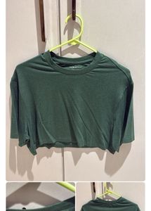 Red/Green Cropped T-Shirt COMBO