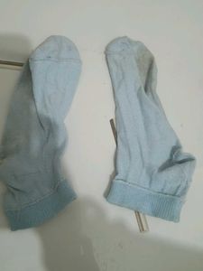 Baby Blue Crew Socks (Pair)