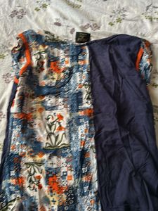 Stylish Floral Print Kurta