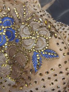 Embellished Beige Ethnic Blouse