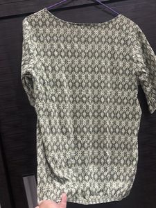 Stylish Printed V-Neck Top