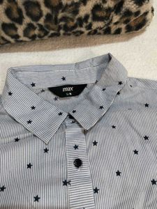 women's Striped Star Shirt