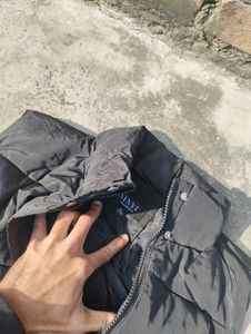 Unisex Sleeveless Padded Black Vest