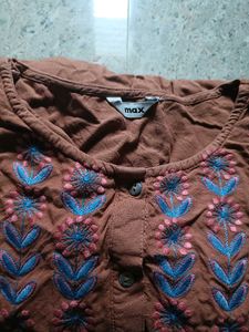 Max Brown Kurta