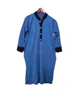 Blue Woolen Kurti (Women's)