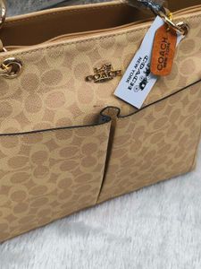 Coach Monogram Tote Bag