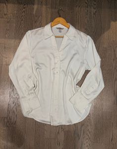 Classic White Button-Down Shirt