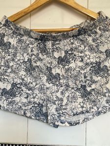 Floral Print Pajama Shorts