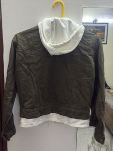 Hooded Denim Jacket