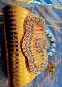 Bridal Hand Purse. Gold Colour ✨✨⚡