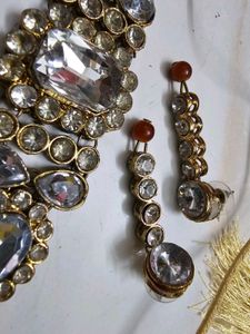 Designer Kundan &amp; Pearl necklace