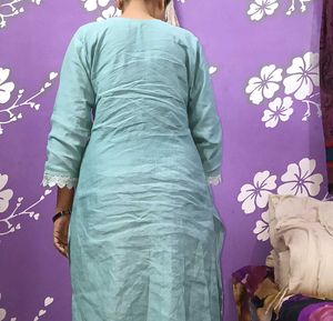 combo of 2 dress Elegant Blue Embroidered