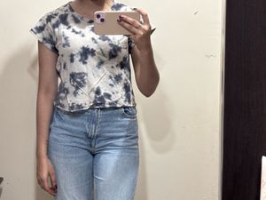 Tie-Dye Cropped T-Shirt