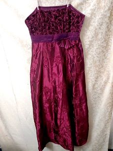 Beautiful Maroon  Gown